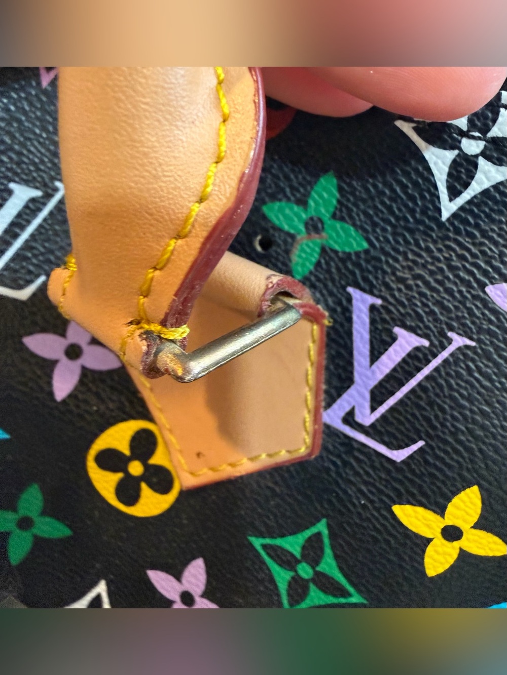 Colorful fun rainbow speedy style round purse MAKE AN OFFER! - Picture 8 of 8